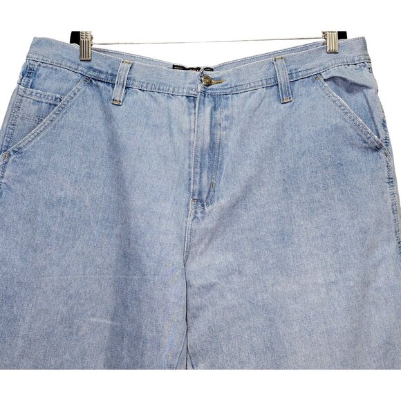 Steve & Barry's Carpenter Pants Men's 40X32 Relaxed Fit 100% Cotton Denim Blue W - Picture 3 of 8